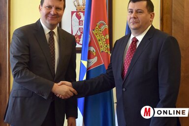 Igor Mirović és Pintér Attila (Fotó: Ótos András)