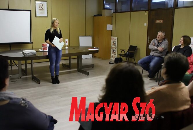 Győri Alexandra az egészséges életmód alappilléreiről beszélt (Lakatos János felvétele) Győri Alexandra az egészséges életmód alappilléreiről beszélt (Lakatos János felvétele)