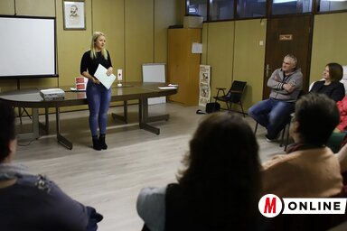 Győri Alexandra az egészséges életmód alappilléreiről beszélt (Lakatos János felvétele)