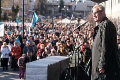 Tőkés László: Területért jogokat követelünk (Fotó:MTI)