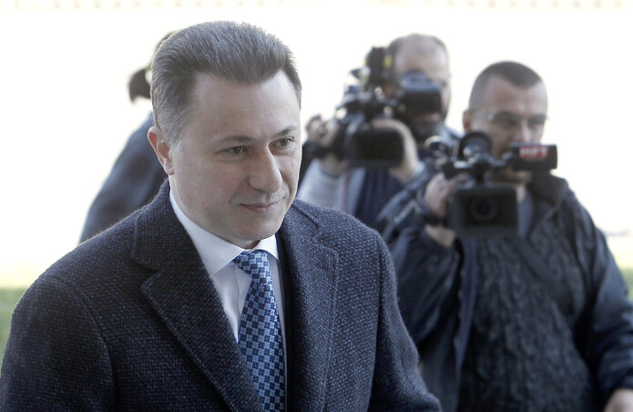 Nikola Gruevszki volt macedón miniszterelnök (Fotó: Beta/AP)