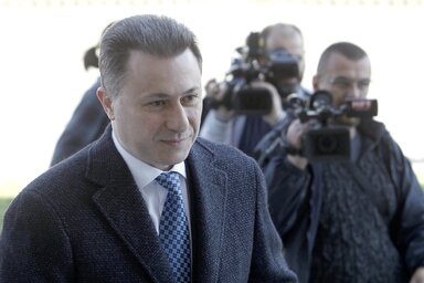 Nikola Gruevszki volt macedón miniszterelnök (Fotó: Beta/AP)