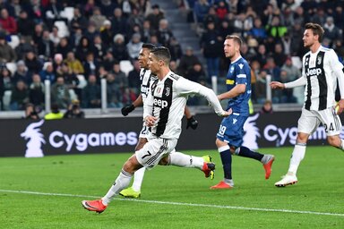Cristiano Ronaldo a hétvégén is betalált (Fotó: Beta/AP)