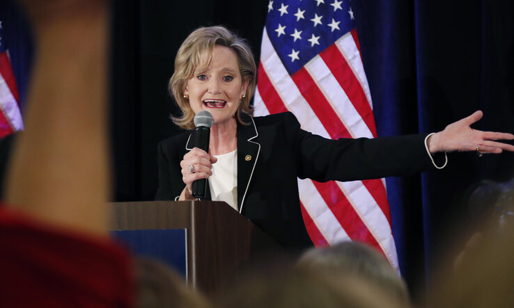Cindy Hyde-Smith republikánus jelölt (Fotó: Beta/AP) Cindy Hyde-Smith republikánus jelölt (Fotó: Beta/AP)