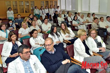 A kórház dolgozói a szemináriumon (Fotó: Gergely Árpád)