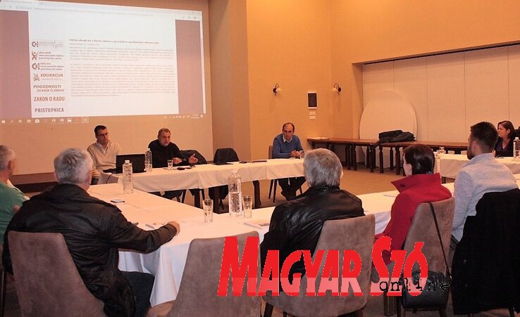 A zobnaticai szakszervezeti találkozón (Kazinczy Paszterkó Diana felvétele)