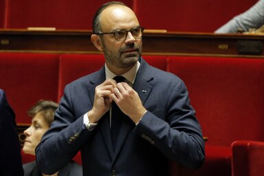 Edouard Philippe miniszterelnök (Fotó: Beta/AP)