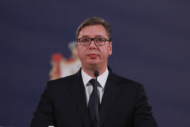 Beograd, 7.08.2018. - Predsednik Srbije Aleksandar Vucic govori na konferenciji za novinare, danas u Predsednistvu Srbije u Beogradu. (BETAPHOTO/MILOS MISKOV/DS)