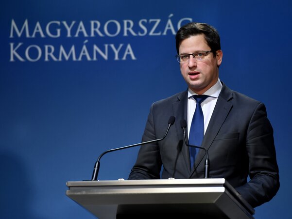 Gulyás Gergely Miniszterelnökséget vezető miniszter (Fotó: MTI/Illyés Tibor)
