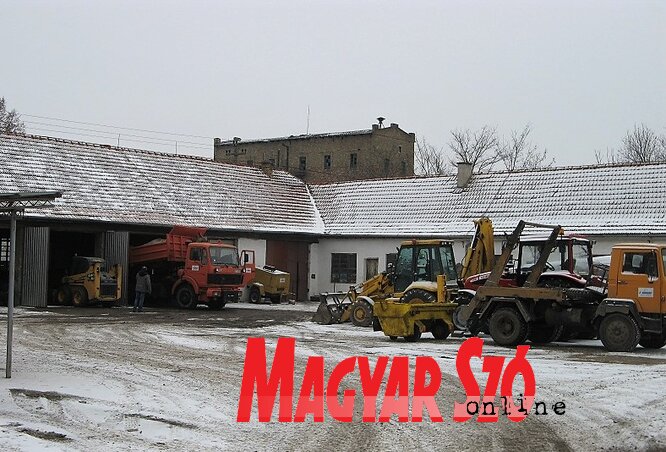 A Komgrad telephelyén: bevetésen a téli szolgálat
