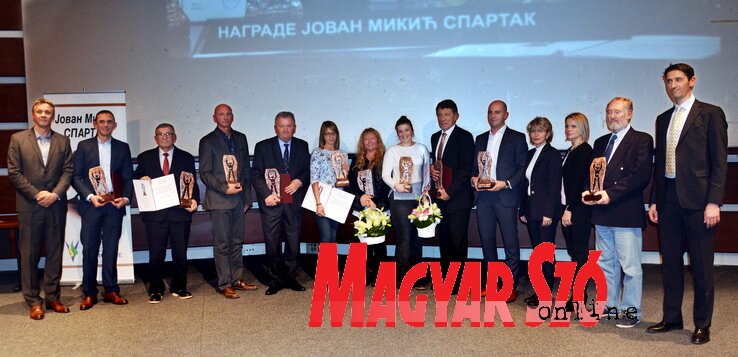 A Spartak-díj idei nyertesei (Dávid Csilla felvétele)