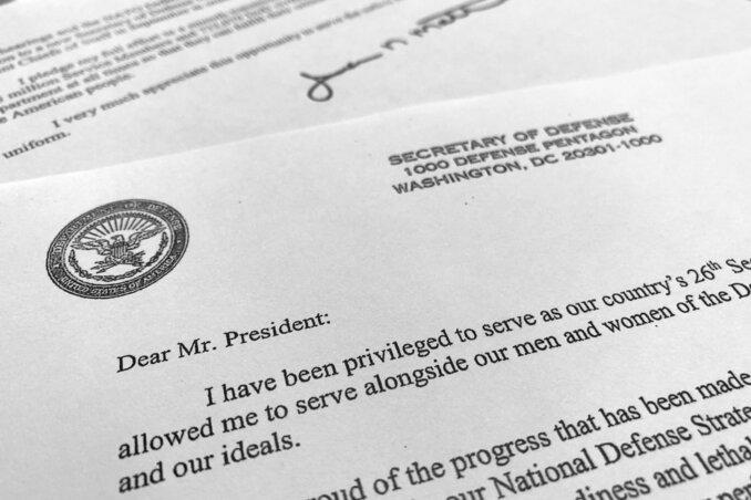 A leköszönő miniszter levelében felhívja a figyelmet arra, hogy az Egyesült Államok a szabad világ nélkülözhetetlen állama, de nem védheti meg saját érdekeit szilárd szövetségek megőrzése és az irántuk tanúsított tisztelet nélkül (Fotó: Beta/AP)