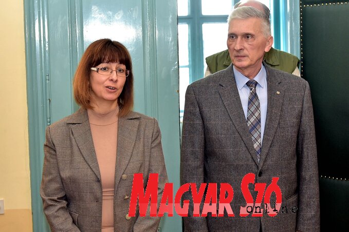 Dobó Márta és Branislav Ćopić (Fotó: Gergely Árpád) Dobó Márta és Branislav Ćopić (Fotó: Gergely Árpád)
