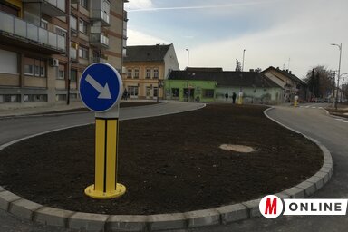 Az „ötágú” Csillag téren megindult a körforgalom (Fotó: Fehér Rózsa)