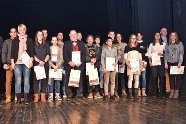 A 2018-as év legjobb zentai sportolói (Gergely Árpád felvétele)