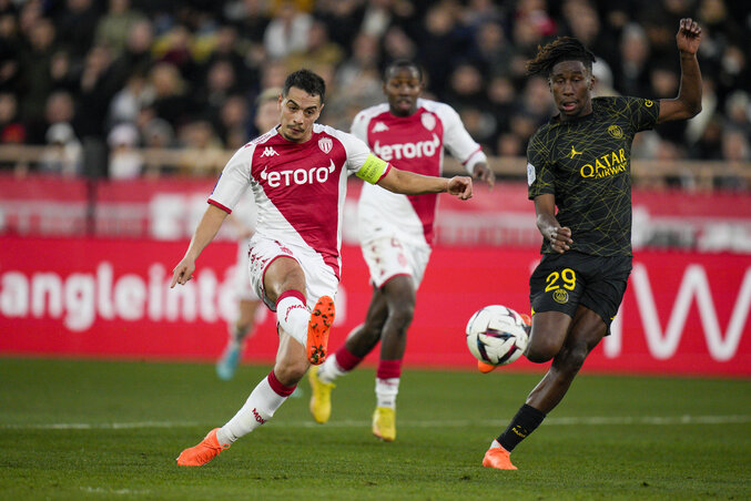 Ben Yedder második gólja megpecsételte a PSG sorsát (Fotó: Beta/AP)