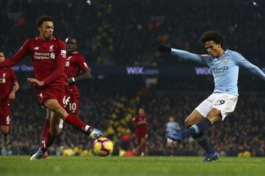 Sané balosa tökéletesen repült a hosszú sarokba (Fotó: Beta/AP)