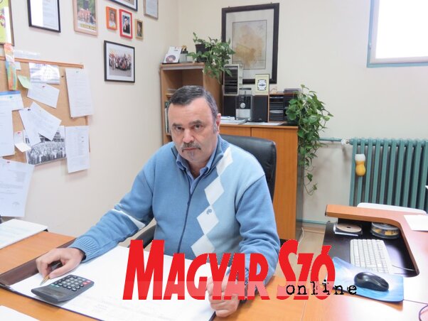 Stevan Mačković munka közben (Fotó: Patyi Szilárd)