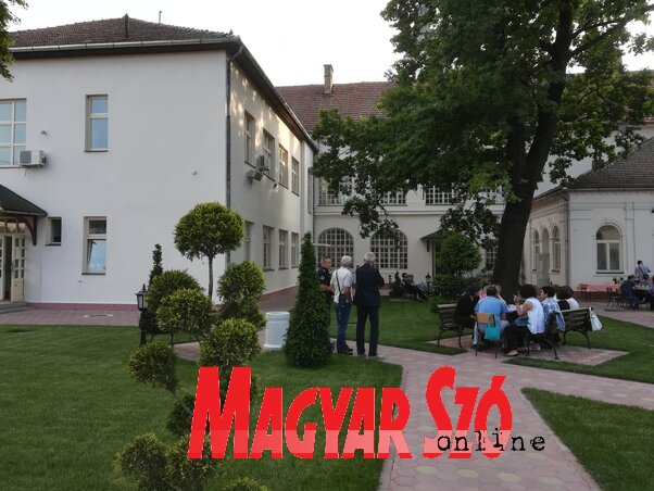 Az iskolában tavaly avatták fel az új udvart (Fotó: Fehér Rózsa)