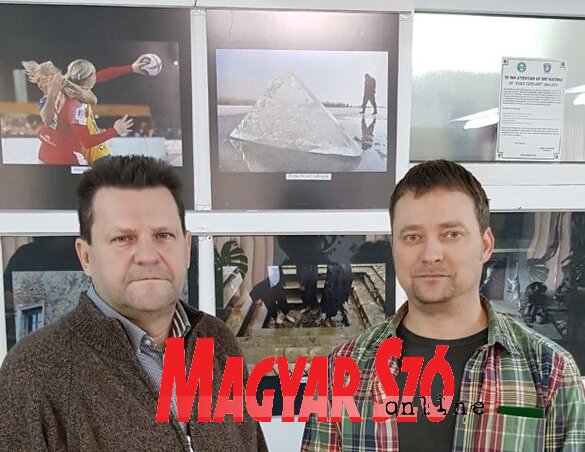 Két vajdasági díjazott: Ótos András és Molnár Edvár a nagyváradi díjátadón Két vajdasági díjazott: Ótos András és Molnár Edvár a nagyváradi díjátadón