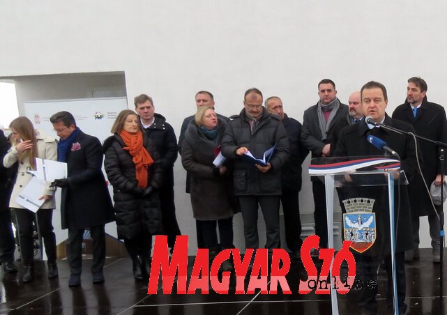 Ivica Dačić az ünnepségen (Fotó: Kecskés István) Ivica Dačić az ünnepségen (Fotó: Kecskés István)