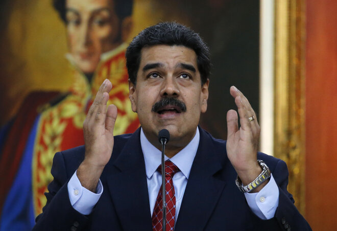 Nicolás Maduro (Fotó: Beta/AP)