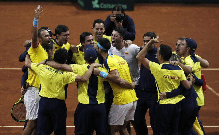 Régebben az ilyen elképzelhetetlen volt: Kolumbia 4:0-ra kiütötte Svédországot a Davis-kupában… (Fotó: Beta/AP)