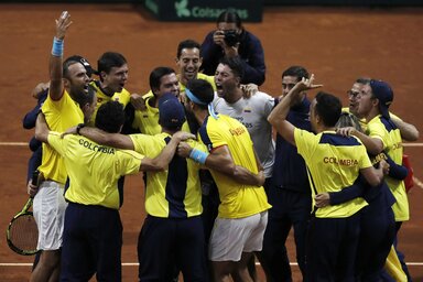 Régebben az ilyen elképzelhetetlen volt: Kolumbia 4:0-ra kiütötte Svédországot a Davis-kupában… (Fotó: Beta/AP)