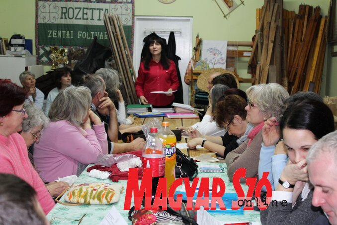 A Rozetta Kézműves Társaság taggyűlésének résztvevői (Szabó Nóra felvétele)