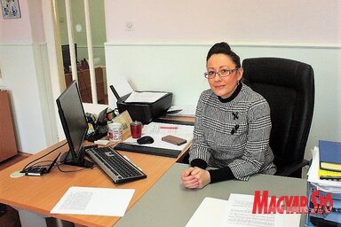 Danijela Rodić, a Társult Iskola igazgatónője (Kazinczy Paszterkó Diana felvétele)