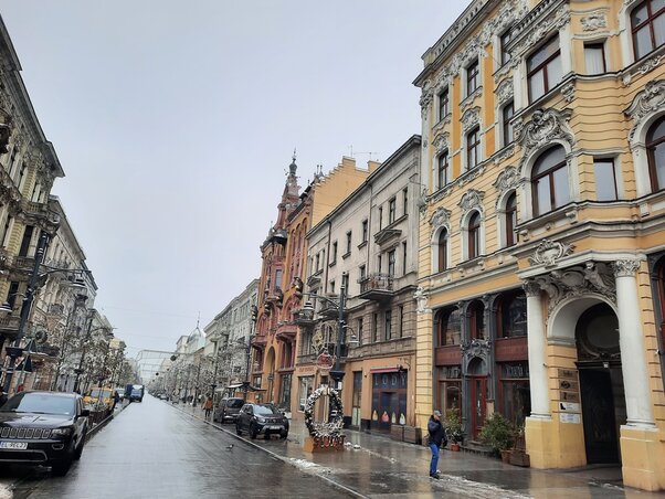 A Piotrkowska főutca 5 km hosszú