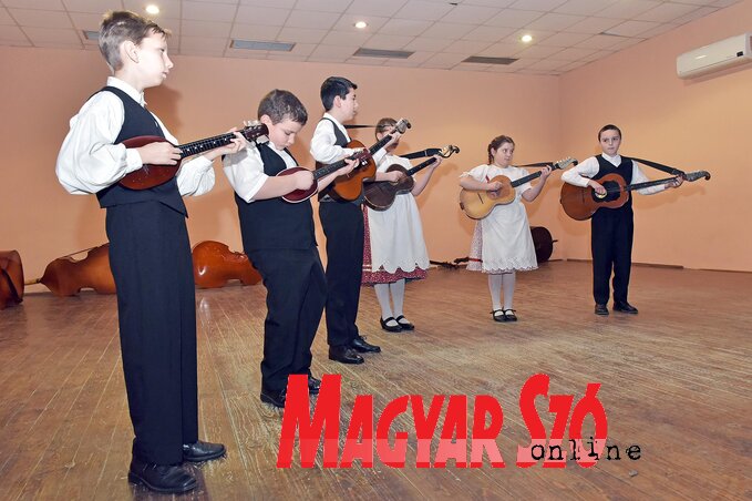 A vonós hangszerek mellett a tambura és gitár is megszólalt (Fotó: Gergely Árpád) A vonós hangszerek mellett a tambura és gitár is megszólalt (Fotó: Gergely Árpád)