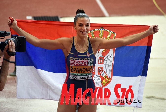 …és Ivana Španović is ünnepelt (Ótos András felvétele)