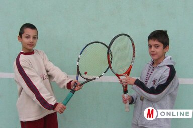 Erős Bence (balról) és Györe László együtt kezdte (Laták István felvétele)
