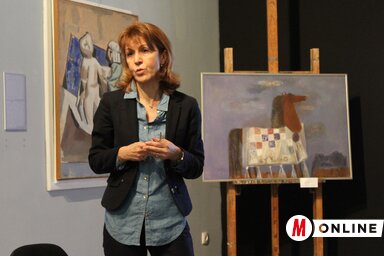 Svetlana Mitić művészettörténész (Benedek Miklós felvétele)