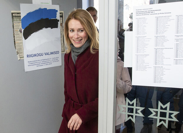 Kaja Kallas, a Reformpárt vezetője (Fotó: Beta/AP) Kaja Kallas, a Reformpárt vezetője (Fotó: Beta/AP)