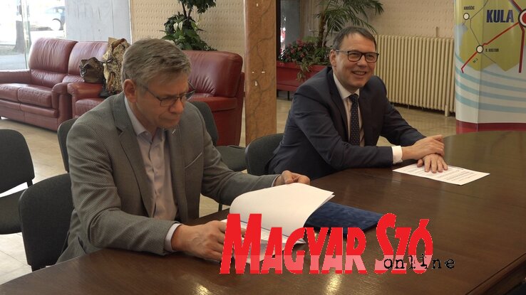 Michael Scheib és Damljan Miljanić (Fotó: Kozma Lívia)