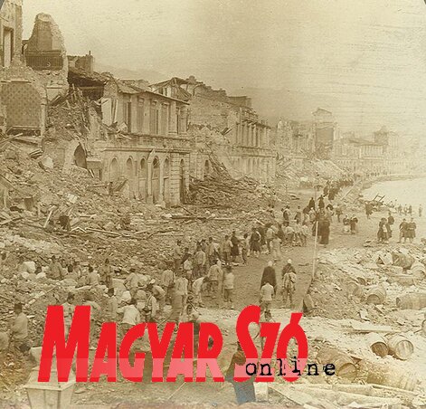 Az 1908-as földrengés pusztítása