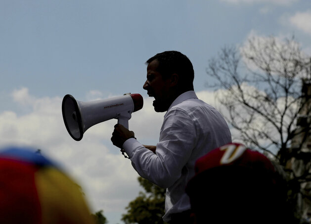 Juan Guaidó (Fotó: Beta/AP)