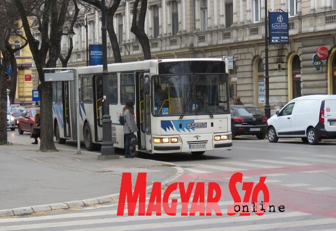 Egy hete a megszokott menetrend szerint közlekednek a buszok (Fotó: Patyi Szilárd)