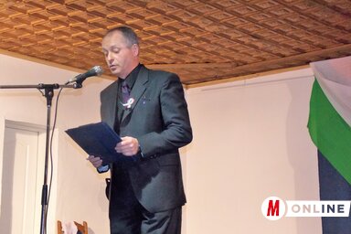 Pataki Tibor az ünnepség szónoka (Horváth Zsolt felvétele)