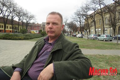 Nagy Tibor történelemtanár (Patyi Szilárd felvétele)