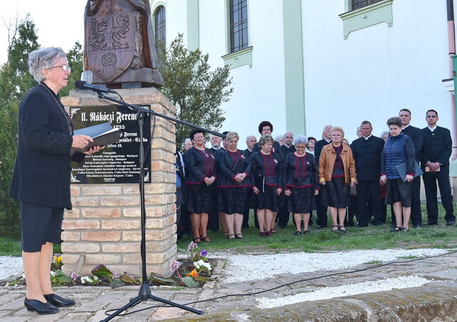 II. Rákóczi Ferencre emlékeztek Csókán (Gergely József felvétele)