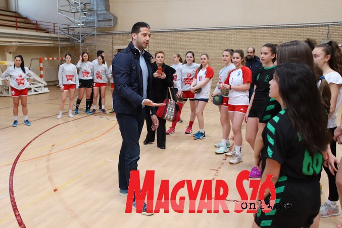Vanja Udovičić találkozott a Jadran KK fiatal sportolóival (Lakatos János felvétele)