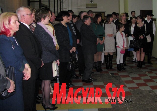 A kiállítások megnyitója (Kecskés István felvétele)