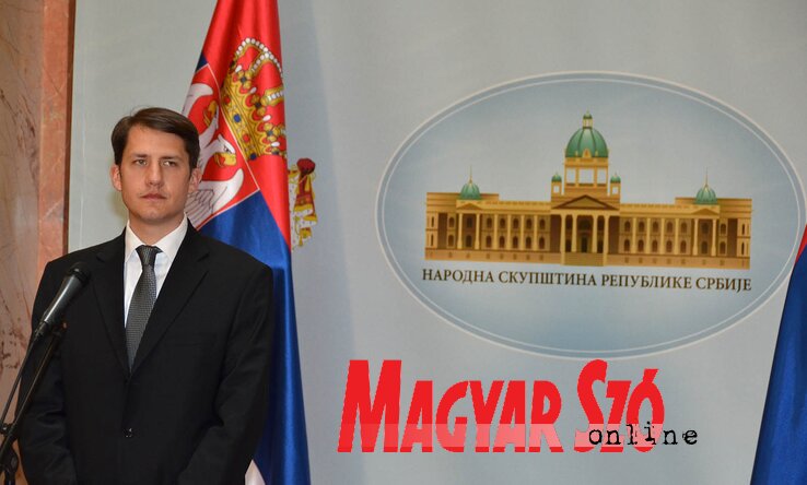 Pásztor: A VMSZ a Szerb Haladó Párttal kötött koalíciós szerződésének egyik pontja teljesül ezzel (Ótos András felvétele)
