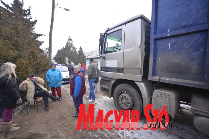 A Skadarlija utca lakói egy hete ismét az utcán tüntettek (Fotó: Molnár Edvárd)