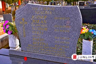 Itt nyugszik a kivégzett család (Molnár Edvárd felvétele)