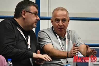 Ballai Attila (jobbról) és a szerző