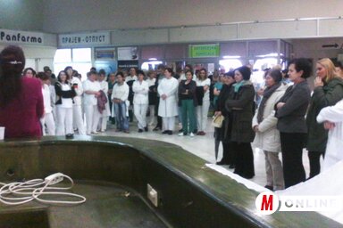 Szociális helyzetük romlásától tartanak az egészségügyi munkások (Fotó: Fekete J. József)